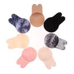 China                  Women Pasties Reusable Adhesive Silicone Nipple Covers Set Invisible Breast Pads Gel Bra Pad Rabbit Shape              wholesale