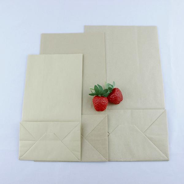 Printing Kraft Foil Lined Paper Bags No Handles Square Bottom Customized