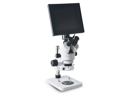 7X-45X Zoom Binocular Stereo Microscope With Display Screen Color Monitor And LED Light For Cellphone Repair