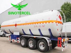 China Mn Steel Gas Tank Semi Trailer Fuel Tank 55000Liters Propane Semi Trailer wholesale