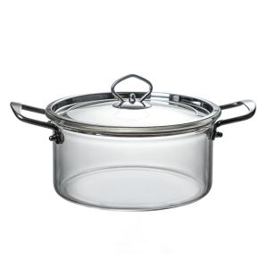 Buy cheap Kitchenware 5L Borosilicate Transparent Glass Soup Pot from wholesalers