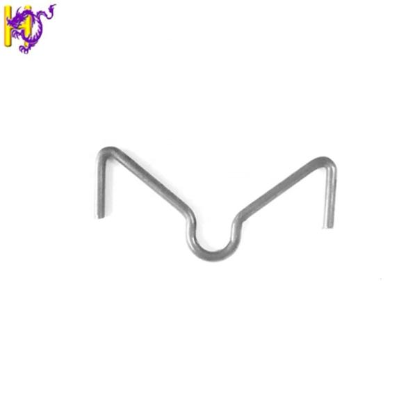 Customized 4mm Metal Wire Forming Spring Clips Clamp With Zinc Plated