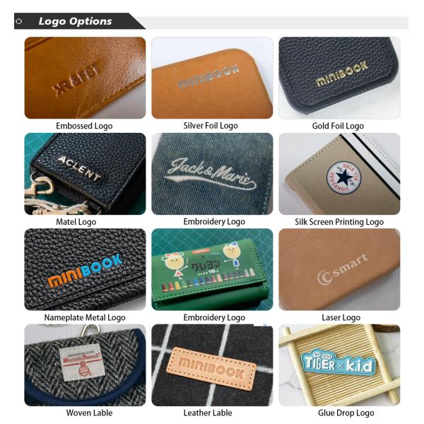 Custom Logo Avaliable Credit Card Holder with RFID Blocking and Banknote Compartment