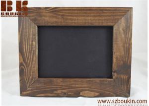 China Kona Dark Brown / Picture Frame / wood frame / Rustic frame / Pick stain color / 4x6 frame, 5x7 frame, 8x10 frame on sale