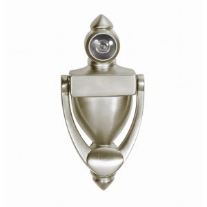 Buy cheap Solid Brass Nickel Door Knocker Corrosion Resistance Provide Privacy from wholesalers