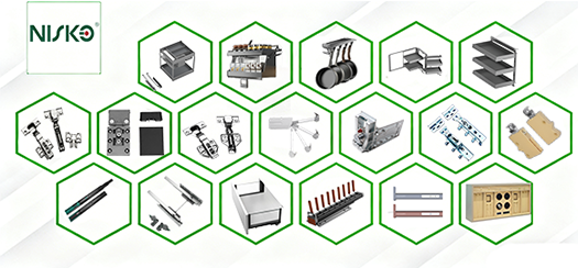 Kitchen Slim Drawer Sliding Basket Soft Closing Box Storage Solution With Square Rods