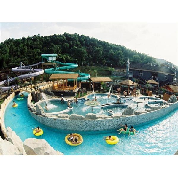 Commercial Steel Lazy River Equipment Water Park Artificial River Customized