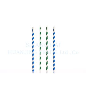China Recyclable Undyed Paper Milkshake Straws Compostable With Food Safe Ink wholesale
