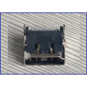 China USB2.0 A male SMT 19P straight pin Connector blue Brass material wholesale