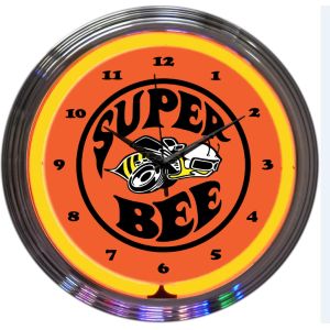 Buy cheap 12V Chrome Neon Clock PSE Neon Tube Clock Battery Dercoration from wholesalers