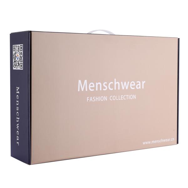 Eco-Friendly Pantone CMYK Custom Color Corrugated Cardboard Tuck End Box With Handle For Bit Items Products