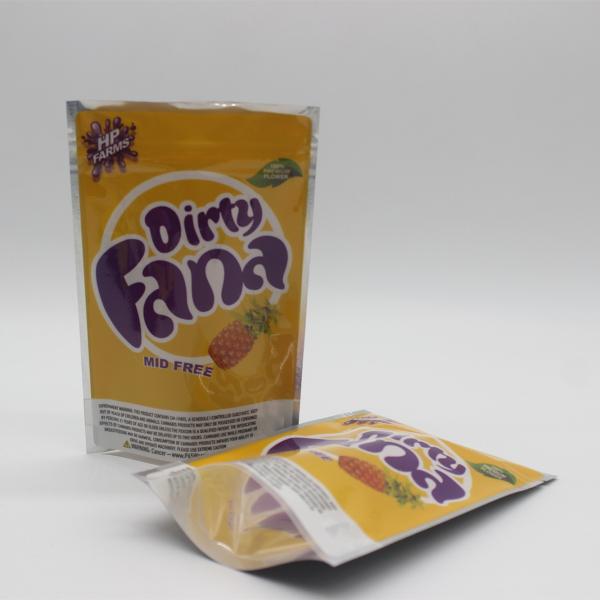 ziplockk Digital Printed Stand Up Pouches 10 Colors Printing Recyclable