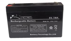 China Universal Sealed Lead Acid Battery 6V 7Ah For Solar System / EPS Systems wholesale