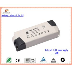 China 700mA output 24 to 42W constant current LED power supply, SAA approval, PF>0.95 on sale