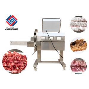 Adjustable Cooked Meat Processing Machine Automatic Beef Slicer High Efficient
