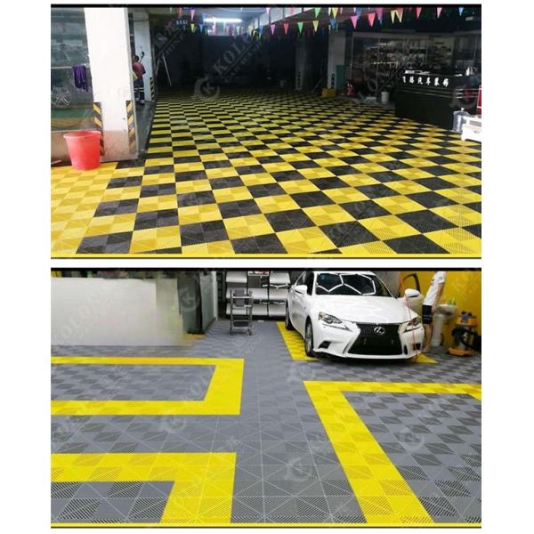 Plastic PP Interlocking Garage Floor Tile 2.0cm 3.0cm 4.0cm 5.0cm 6.0cm