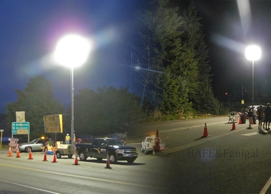 400W LED Inflatable Light Tower Soft Light for Work Areas Easy Setup