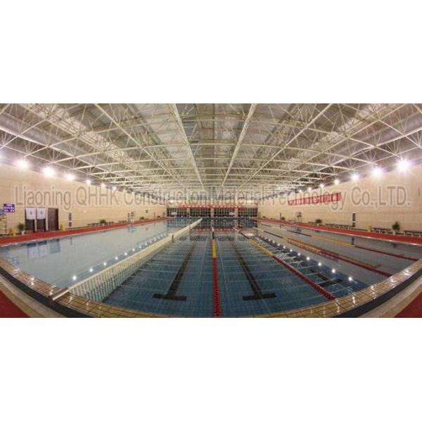 Low Carbon Prefabricated Steel Structures Steel Bolt Ball Structure Frame Swimming Pool