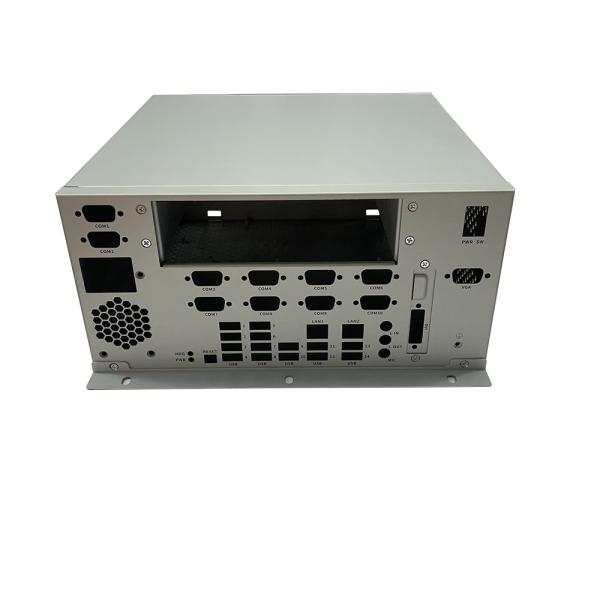 Industrial IPC Chassis Hardware Welded Aluminum Metal Shell Enclosure Chassis Cabinet 1U PC Case Project