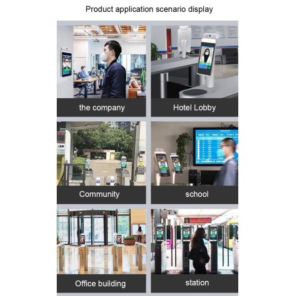 Hotels Washing Dispenser Face Recognition Infrared Thermometer