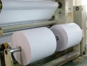 China Grade A Thermal Paper Jumbo Reel 45 48 55 Gsm 100% Virgin Wood Pulp on sale