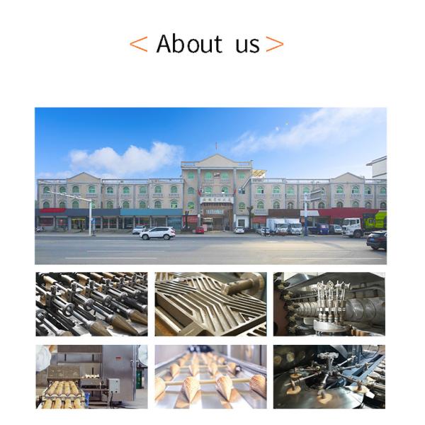 CE Barquillo Cone Production Line With One Year Warranty