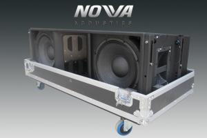 China 3 Way Dual 12 Inch Line Array Big Professional Sound System ,1300 Watt RMS power High End Outdoor Speakers wholesale