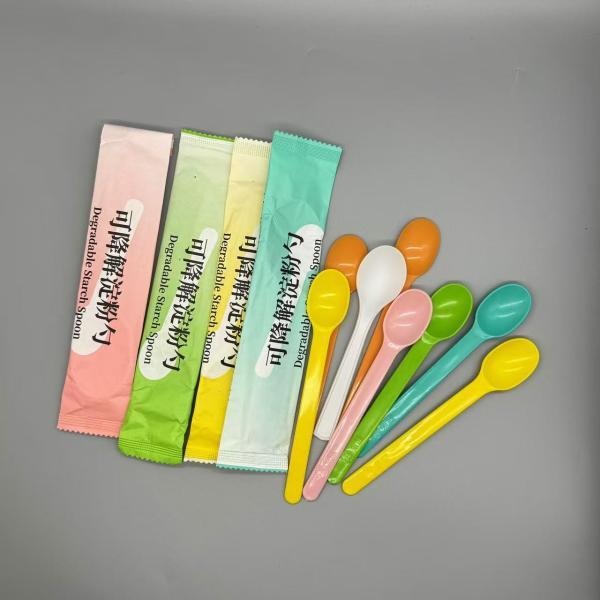 Disposable PP Plastic Tiny Tasters Spoons Catering Spoons Plastic Tableware