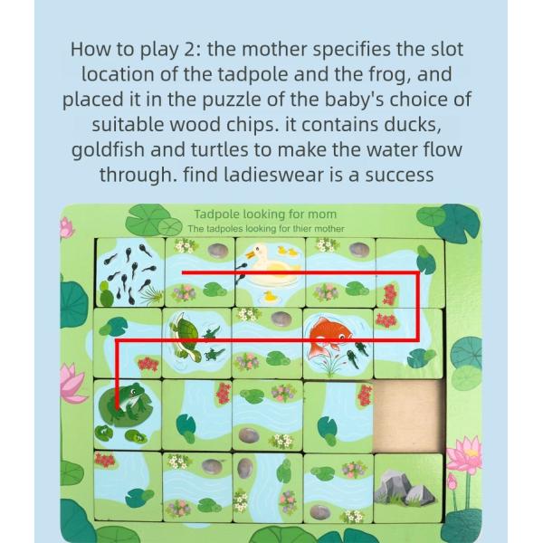 Puzzle Toys Finding Routes Kids Board Game Custom 3d Puzzle Board Wooden Toys Children Thinking Logic Training Toy