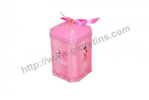 China Christmas Tin Box Square Tin for Sweets & Chocolate 121*121*195mmH wholesale
