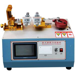 China Plug Life Test Equipment Horizontal Plug And Pull Force Tester Insertion And Extraction Force Testing Machine on sale