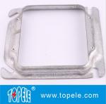 China TOPELE 4"SQUARE 1/2" RAISED DEVICE COVER FOR 2 GANG OUTLET BOX wholesale