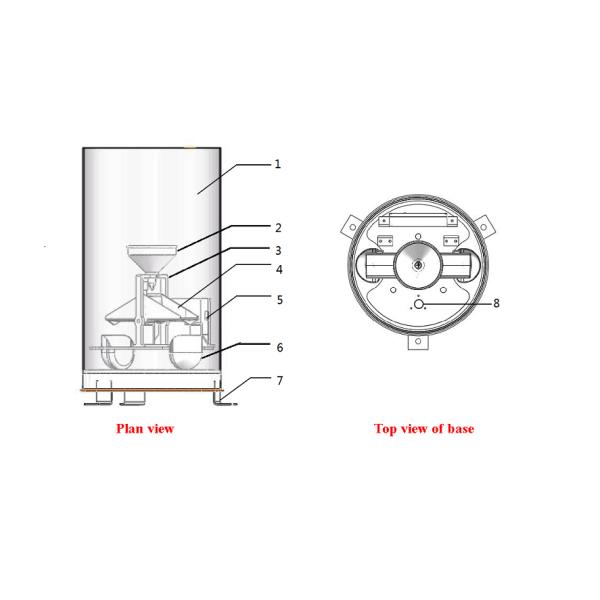 Stainless Steel Pulse Siphon Tipping Bucket Rainfall Sensor 0.2mm for Weather Station