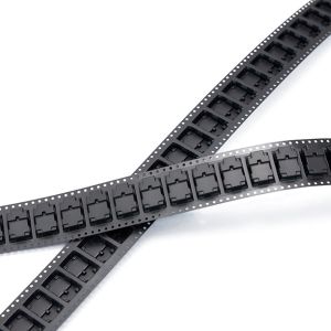 China DELIXIN Black PS SMT Embossed Carrier Tapes Custom Electronic Anti Static Packaging wholesale