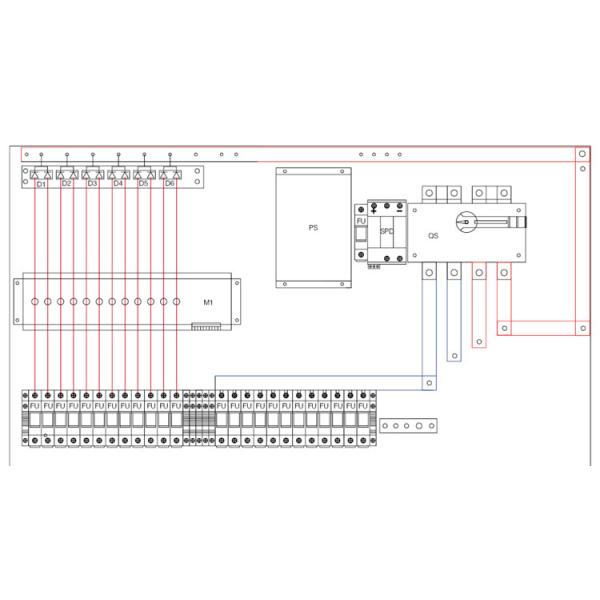 TUV Solar PV System IP65 DC Combiner Box