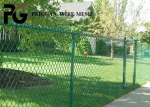 China 1.8m Chain Link Temporary Fence With Post And Fittings wholesale