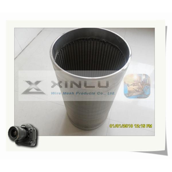 114mm Wedge Wire Screen Pipe All Welded 304 Stainless Steel Pipe Anti Corrosion
