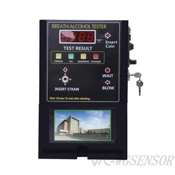 Japan OEM/ODM Wall-Mounted Coin Operated Breathalyzer for Bar/Disco (WG319V)