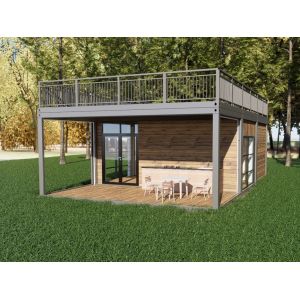 Factory Direct Offer Modular Container Homes Quick Assembly Rooftop Observatory