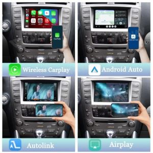 Viknav Linux System For Lexus IS 2005 -2008 Wireless Apple CarPlay Android Auto