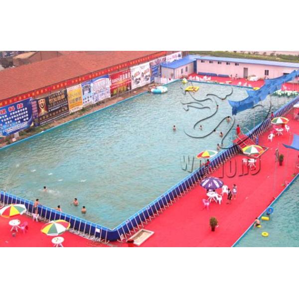 hot pvc custom steel frame pool, inflatable pool