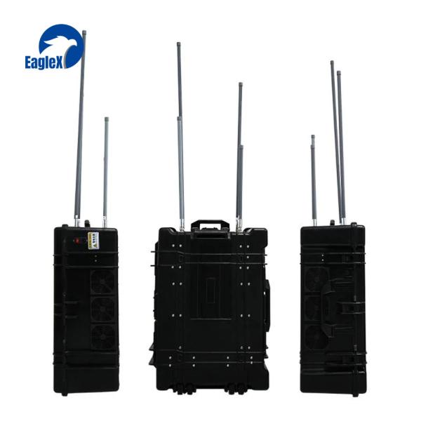 1.5KM Distance Portable Anti Drone Jammer 20MHz-6000MHz Drone Signal Scrambler