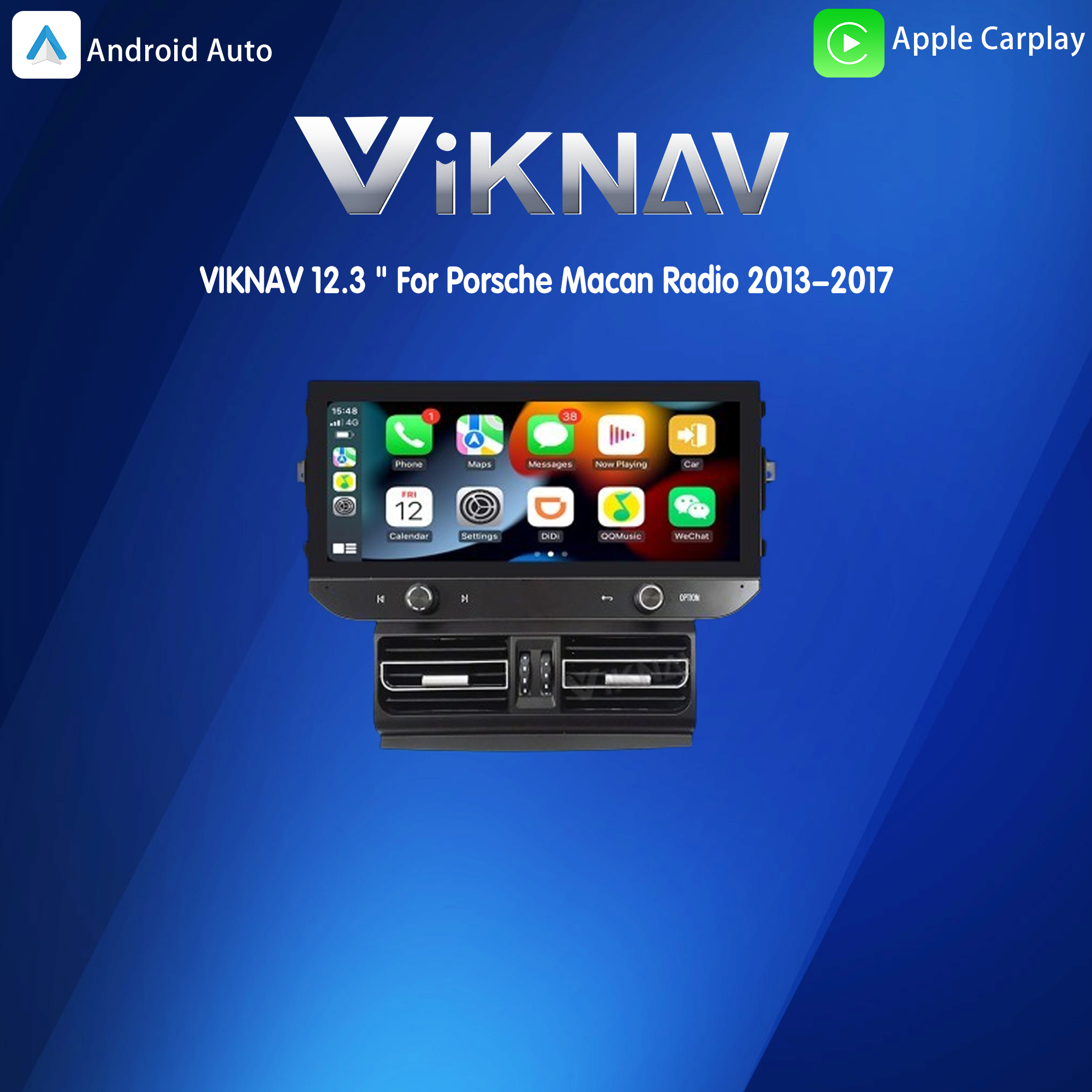 China VIKNAV 12.3 &quot; For Porsche Macan Radio 2013-2017 Auto HD LCD Touch Screen wholesale