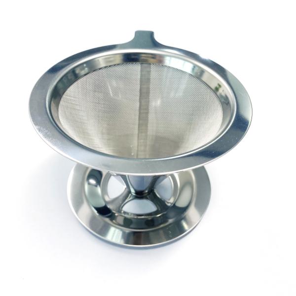 Brew 60g Liner Stainless Steel Mesh Coffee Filter Reusable Drip 145mm
