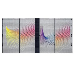 China Outdoor P5.2-10.4 Transparent LED Display Screen Front Service 1000×500mm 5000 nits on sale