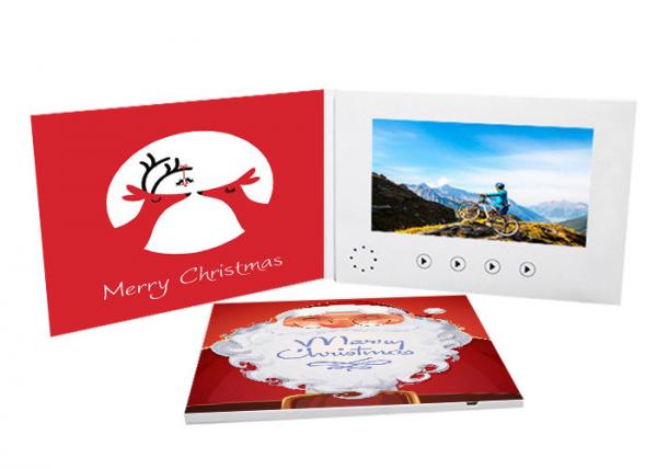 Quality 1GB Memory A5 Custom Video Player Greeting Card With Rechargeable Li - Ion Battery for sale