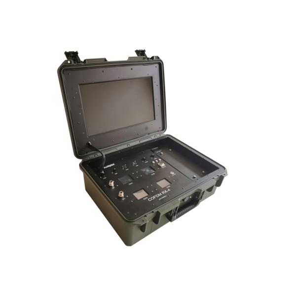 Shock Proof COFDM Video Receiver Wireless H.264 For Mobile Vehicle