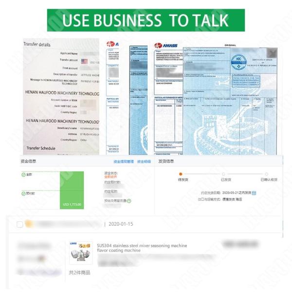 Octagonalautomatic Snacks Making Machine , Drum Potato Chip Seasoning Machine