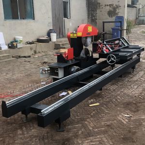 China Push Wood Band Saw Round Log Circular Saw Slide Table Saw Machine wholesale