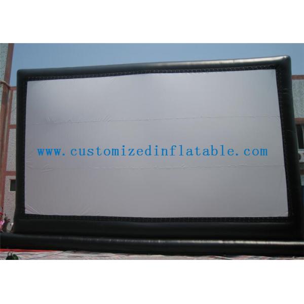 Giant Outdoor Inflatable Movie Screen Rental , Portable Inflatable Projection Screen